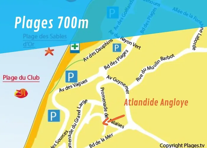 Atlantide Angloye Lejlighed Anglet